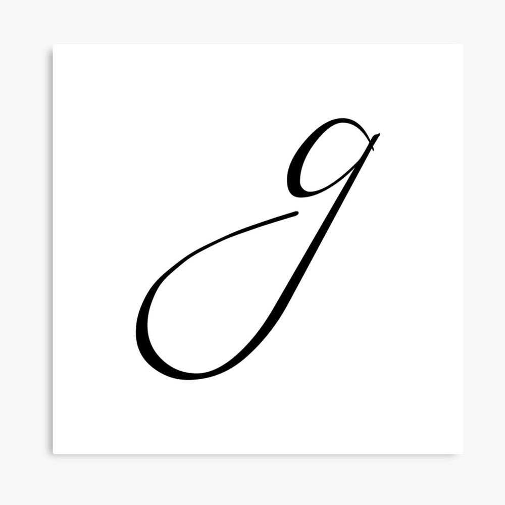 Monogram Lower Case G Photographic Print By Designsbyleah Redbubble