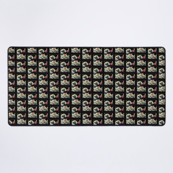 Item preview, American Bobtail Cat Kanagawa Japanese Surfing Wave designed and sold by rafaeltto.