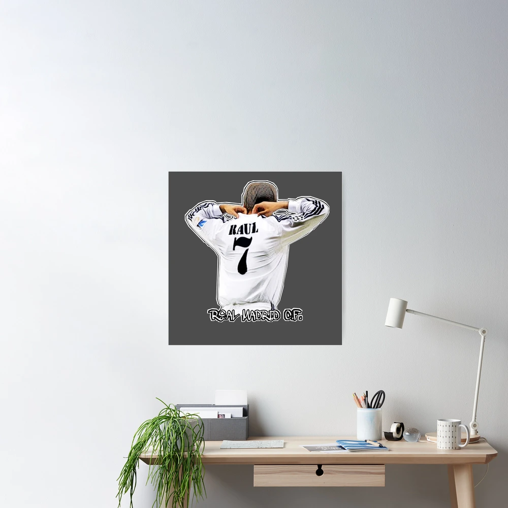 Póster for Sale con la obra «Celebración Raúl Real Madrid» de