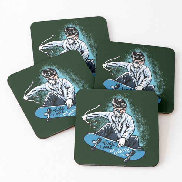 Item preview, Arzt auf einem Skateboard   designed and sold by anatoledylan.