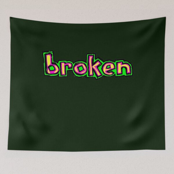 Item preview, Blind Broken Skateboards Neongrün und Lila   designed and sold by anatoledylan.