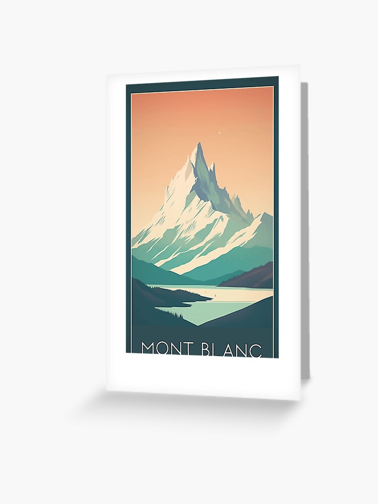 A Vintage Travel Illustration of Chamonix Mont Blanc - France