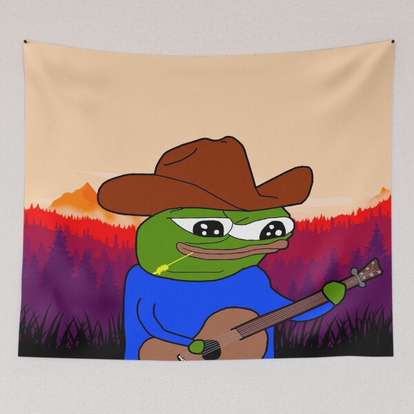 Item preview, Cowboy Pepe Playing Guitar designed and sold by Slav-Art.
