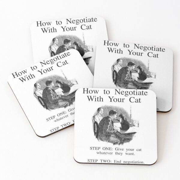 Item preview, How to negotiate with your cat designed and sold by andriuscanan.
