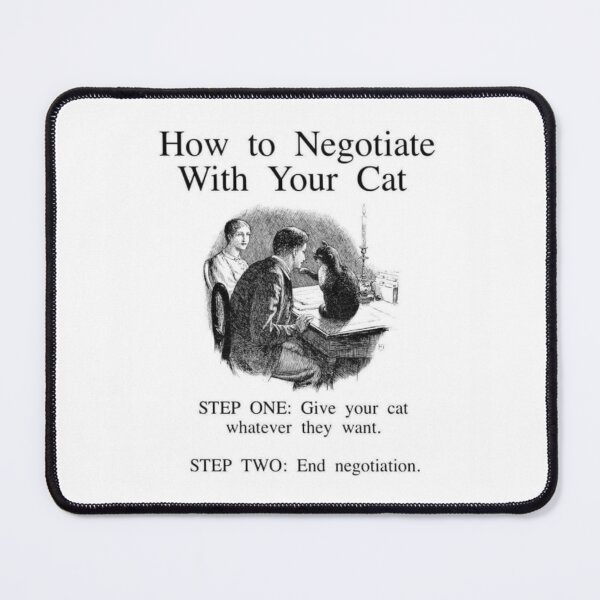 Item preview, How to negotiate with your cat designed and sold by andriuscanan.
