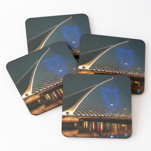 Item preview, Dublin's Samuel Beckett Bridge at Night designed and sold by Duncan-Mac.