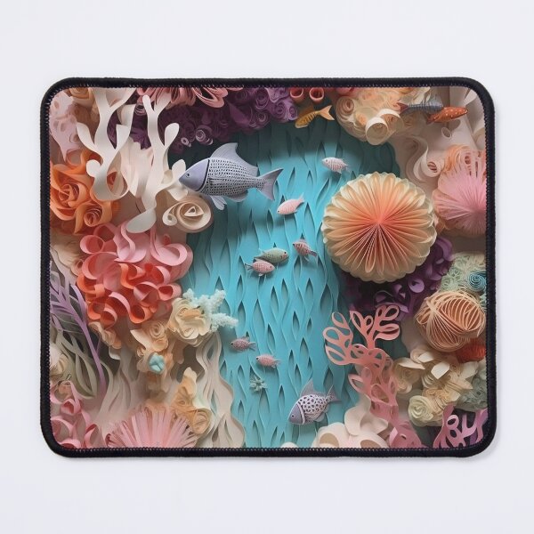 Item preview, Summer vibes series Ocean Coral Reef Paper craft designed and sold by BopBopShop.