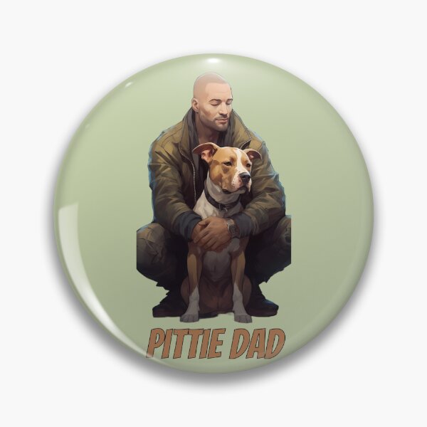 Artikelvorschau, Pittie Dad entworfen und verkauft von lunarhalomedia.