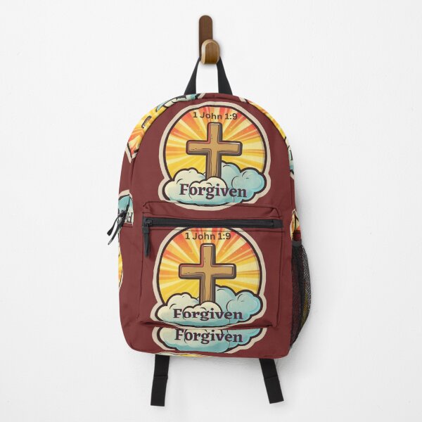 Item preview, Forgiven cross with sun rays 1John 1:9 designed and sold by Storm20k.