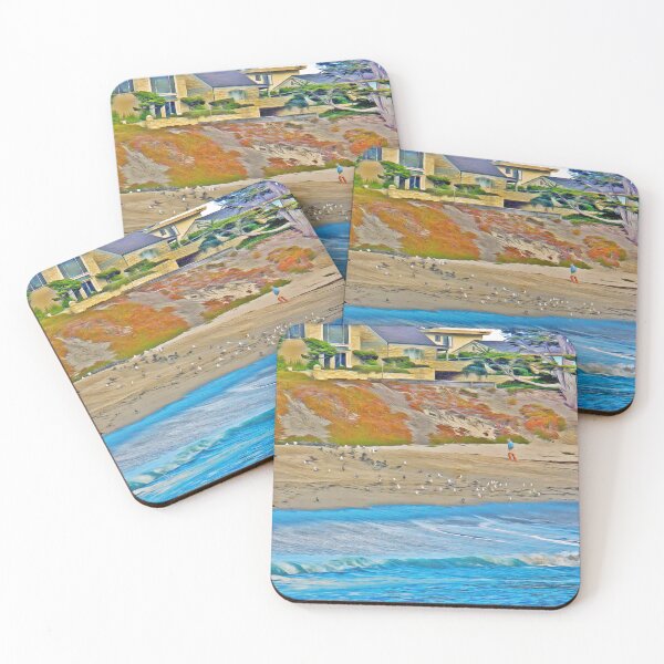 Item preview, BEACH STROLL WITH THE BIRDS designed and sold by ArtbyRolleen.