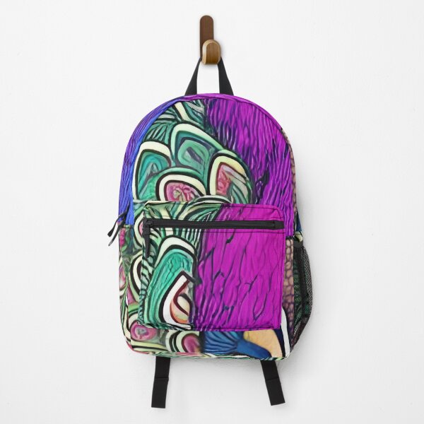 Artikelvorschau, Peacock, cosmic neon colorful peacocks entworfen und verkauft von casaai.