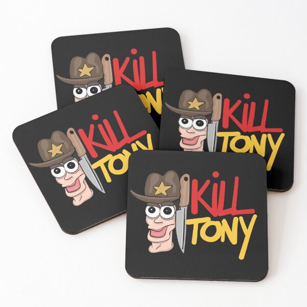 Item preview, Kill Tony Fan Logo With Tony Hinchcliffe Head & Cowboy Hat With Handwritten Show Name (Black) designed and sold by Kill Tony Fan Designs.