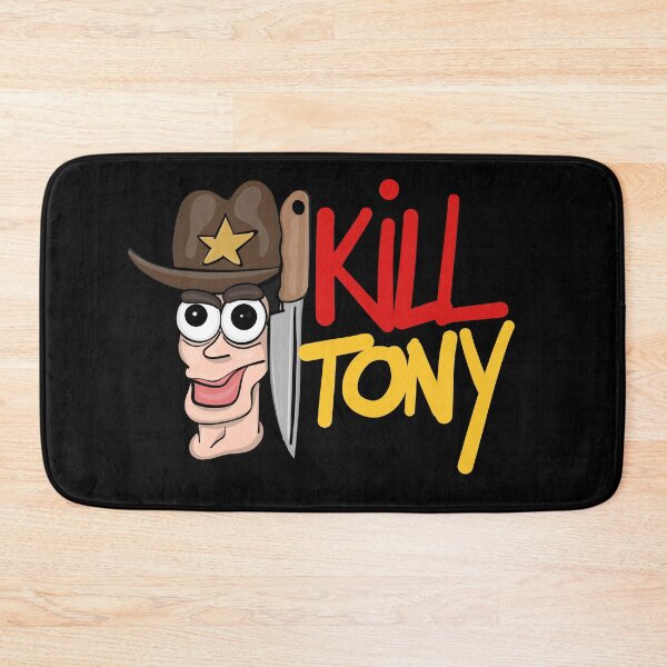 Item preview, Kill Tony Fan Logo With Tony Hinchcliffe Head & Cowboy Hat With Handwritten Show Name (Black) designed and sold by Kill Tony Fan Designs.