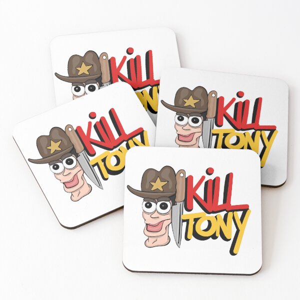 Item preview, Kill Tony Fan Logo With Tony Hinchcliffe Head & Cowboy Hat With Handwritten Show Name (White) designed and sold by Kill Tony Fan Designs.
