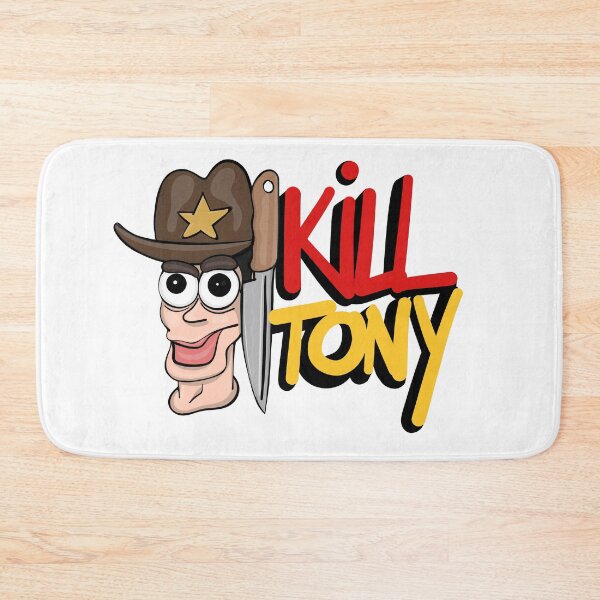 Item preview, Kill Tony Fan Logo With Tony Hinchcliffe Head & Cowboy Hat With Handwritten Show Name (White) designed and sold by Kill Tony Fan Designs.