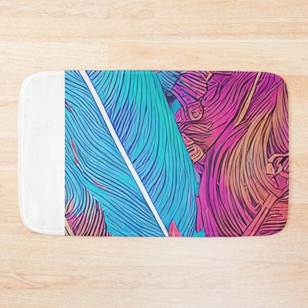 Item preview, Bird Feathers, cosmic neon colorful feathers designed and sold by casaai.