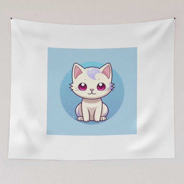 Item preview, Playful Little Kitten - Expressive and Lively Illustration designed and sold by Neuronexia.