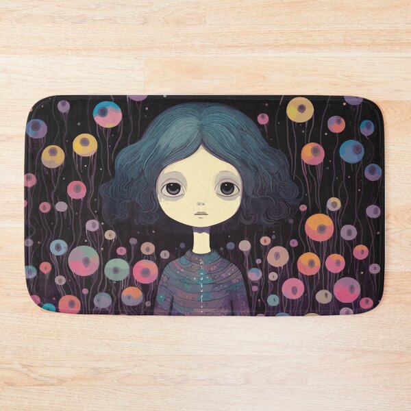 Item preview, Merge to Matrix | Mystical Dreamer | Whimsical Girl Amidst Colorful Orbs designed and sold by mindexploration.