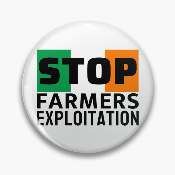 Item preview, Stop Farmers Exploitation - Irish Farmers Protest  designed and sold by ViewerEqualsPhoton.
