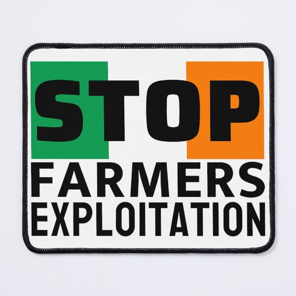 Item preview, Stop Farmers Exploitation - Irish Farmers Protest designed and sold by ViewerEqualsPhoton.