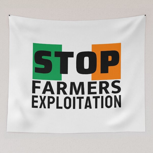 Item preview, Stop Farmers Exploitation - Irish Farmers Protest  designed and sold by ViewerEqualsPhoton.
