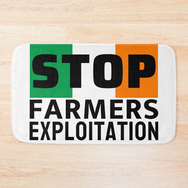 Item preview, Stop Farmers Exploitation - Irish Farmers Protest  designed and sold by ViewerEqualsPhoton.