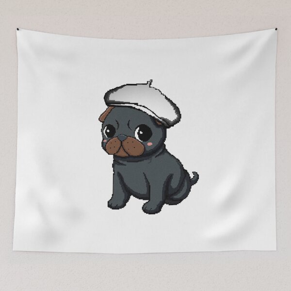 Item preview, Natural Elegance: The Beret-wearing Pup Celebrating the Authentic Beauty of Animals designed and sold by PopDigital.