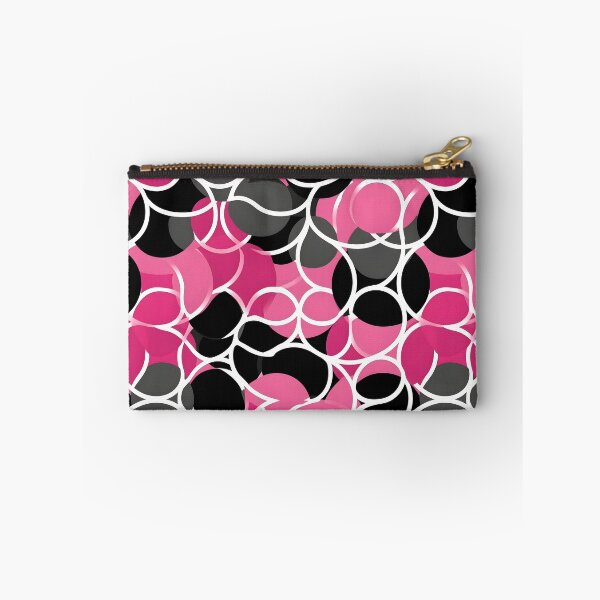 Item preview, Pink and Black Lines Swirls Abstract Pattern  designed and sold by palaco210.