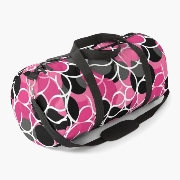 Item preview, Pink and Black Lines Swirls Abstract Pattern designed and sold by palaco210.