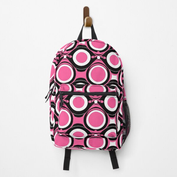Item preview, Pink and Black Lines Swirls Abstract Pattern  designed and sold by palaco210.