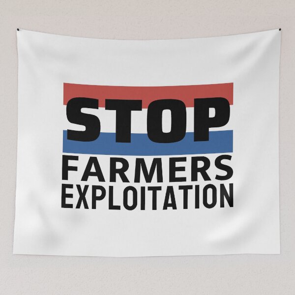 Item preview, Stop Farmers Exploitation - Dutch Farmers Protest  designed and sold by ViewerEqualsPhoton.