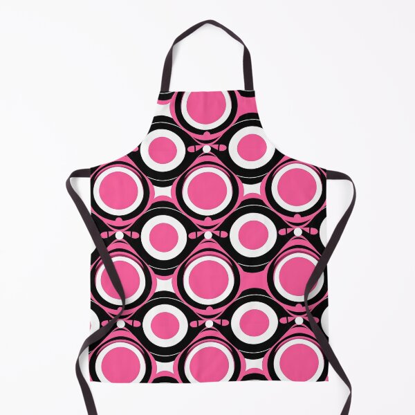 Item preview, Pink and Black Lines Swirls Abstract Pattern  designed and sold by palaco210.