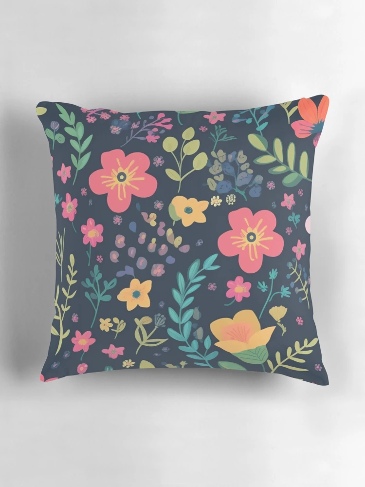 Thumbnail 3 of 4, Pillow, Colorful Roses designed and sold by InfinityPattern.