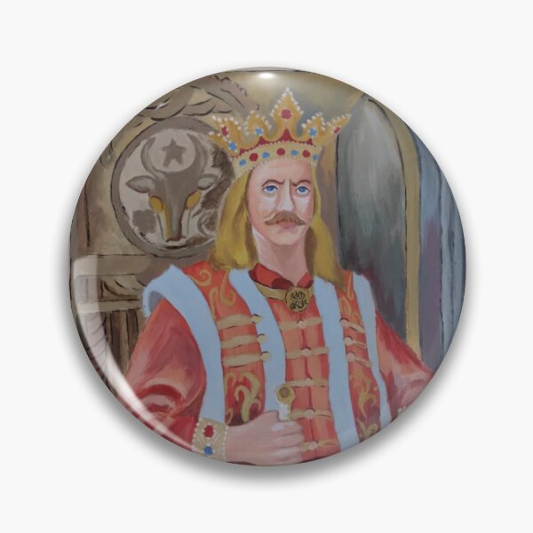 Item preview, Stephen the Great, Prince of Moldavia - Orthodox Ruler - Acrylic Painting designed and sold by SeraphimDesigns.