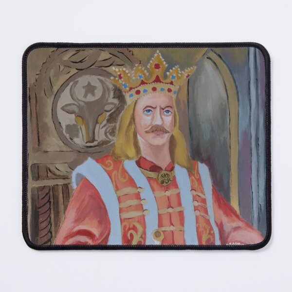 Item preview, Stephen the Great, Prince of Moldavia - Orthodox Ruler - Acrylic Painting designed and sold by SeraphimDesigns.