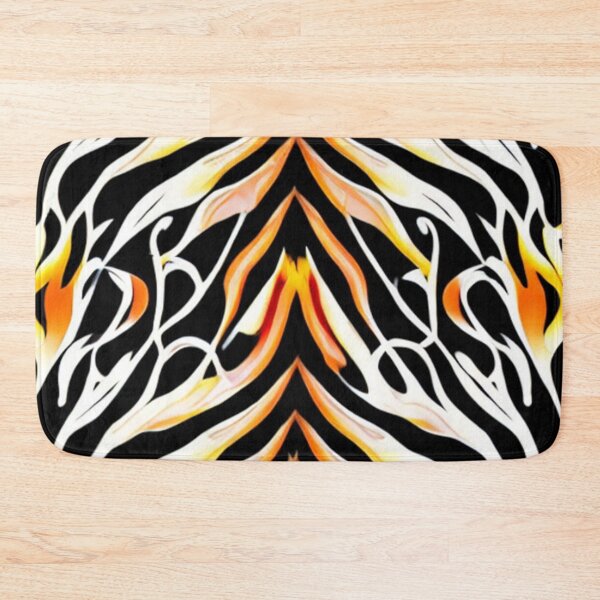 Item preview, Abstract Flames on Black designed and sold by calibrit.