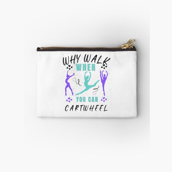 Item preview, Why Walk When You Can Cartwheel Cute Gymnastics Dance Girls  designed and sold by POPLIN ⭐ ⭐ ⭐ ⭐ ⭐.