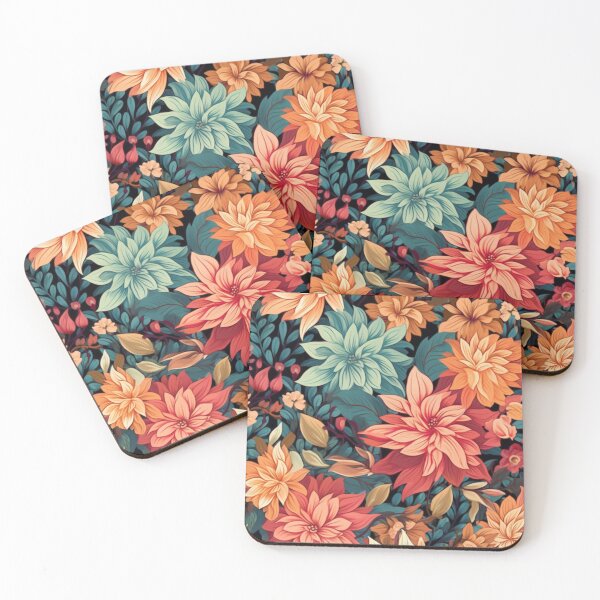 Item preview, Tropical Summer Flower Pattern 2 designed and sold by EpicFoxArt.