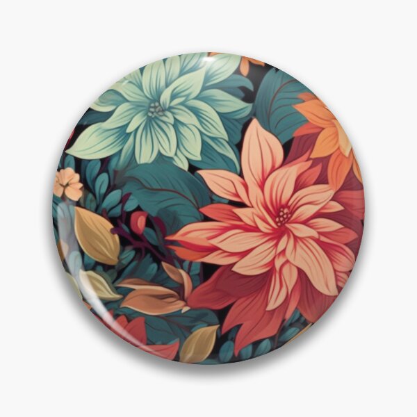 Item preview, Tropical Summer Flower Pattern 2 designed and sold by EpicFoxArt.
