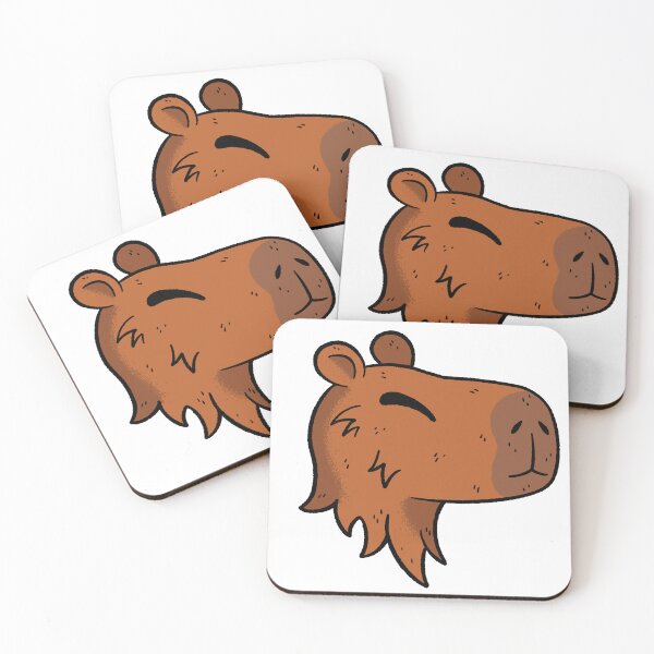 Item preview, Cartoon Capybara Art Design designed and sold by BambinosDeli.