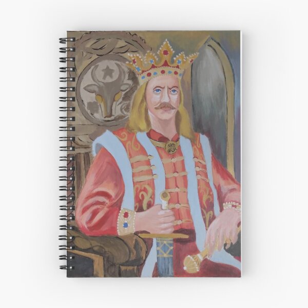 Item preview, Stephen the Great, Prince of Moldavia - Orthodox Ruler - Acrylic Painting designed and sold by SeraphimDesigns.