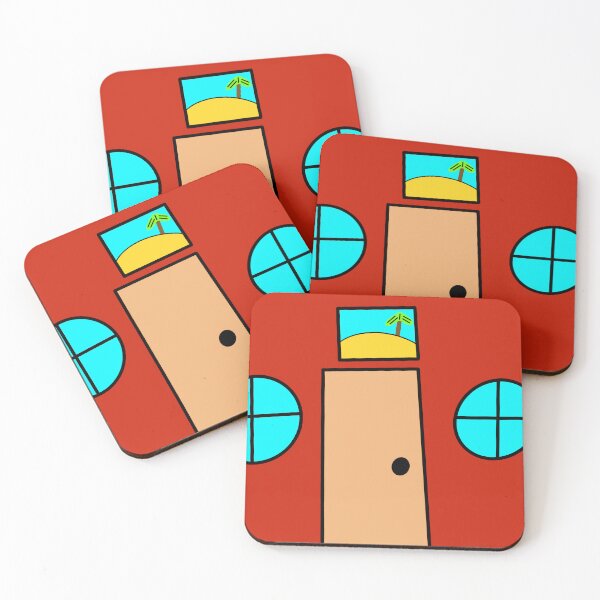 Item preview, Animated drawing of inside a house by a front door. designed and sold by lukesubbby.
