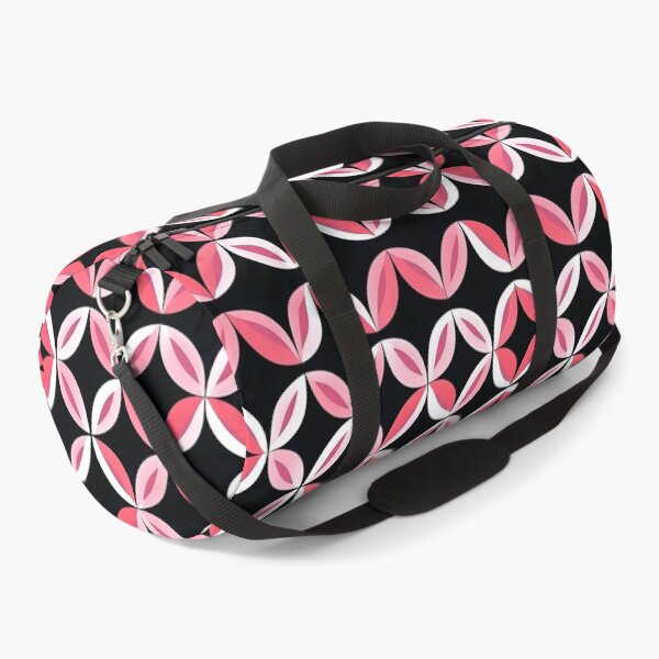 Item preview, Pink and Black Shapes Abstract Pattern  designed and sold by palaco210.