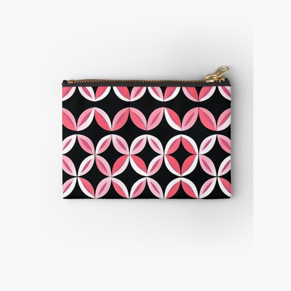 Item preview, Pink and Black Shapes Abstract Pattern  designed and sold by palaco210.