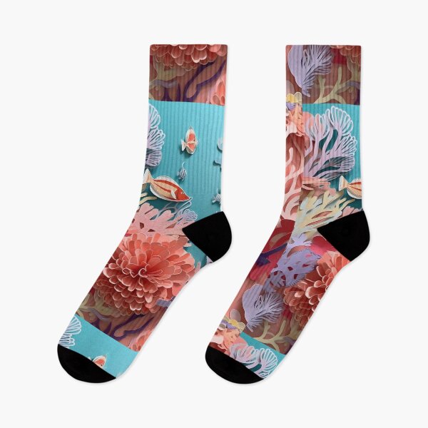 Item preview, Summer vibes series Ocean Coral Reef Paper craft designed and sold by BopBopShop.