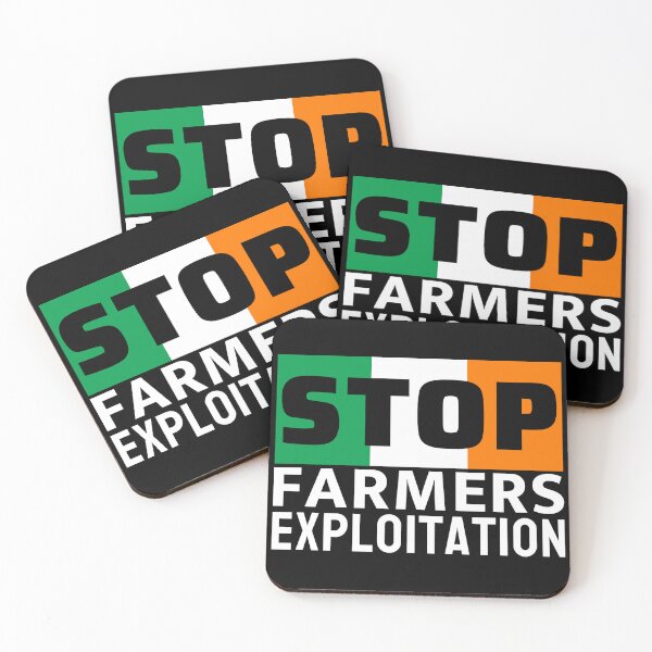 Item preview, Stop Farmers Exploitation - Irish Farmers Protest  designed and sold by ViewerEqualsPhoton.