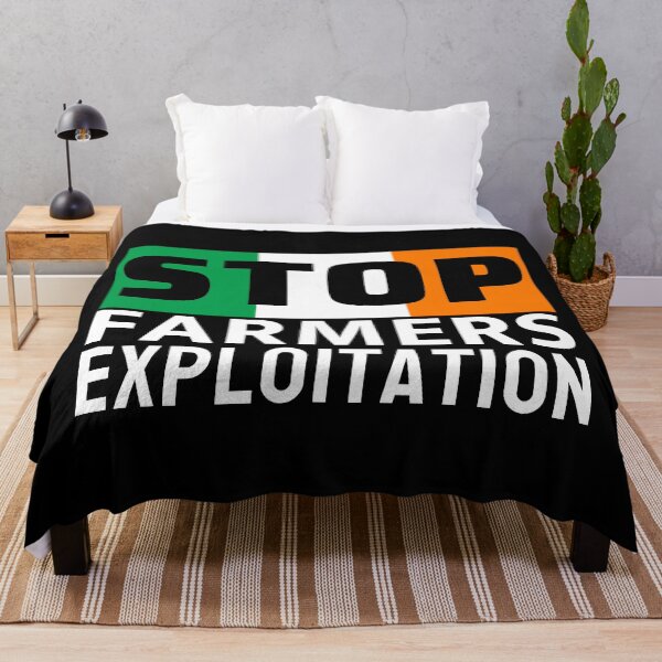 Item preview, Stop Farmers Exploitation - Irish Farmers Protest designed and sold by ViewerEqualsPhoton.