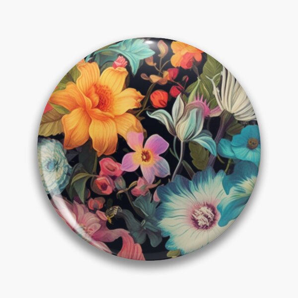 Item preview, Tropical Summer Flower Pattern 3 designed and sold by EpicFoxArt.