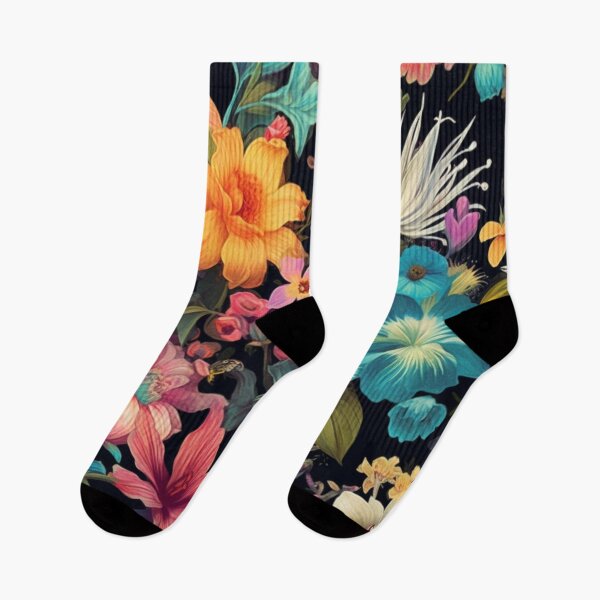 Item preview, Tropical Summer Flower Pattern 3 designed and sold by EpicFoxArt.