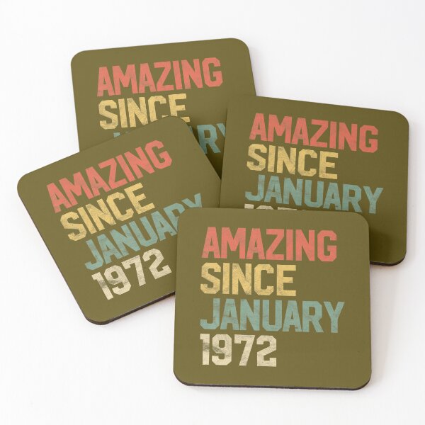 Item preview, 50 Year Old 	 Amazing Since January 1972 50th Birthday 	 	 designed and sold by hswoxxajcr55.